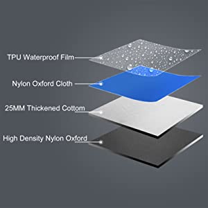 Robuste, wasserdichte, isolierte Thermo-Kühltasche für Picknick, Camping, Strand 8