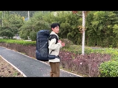 Wasserdichter 40-Liter-Ripstop-Nylon-Wanderrucksack für den Außenbereich mit Regenschutz